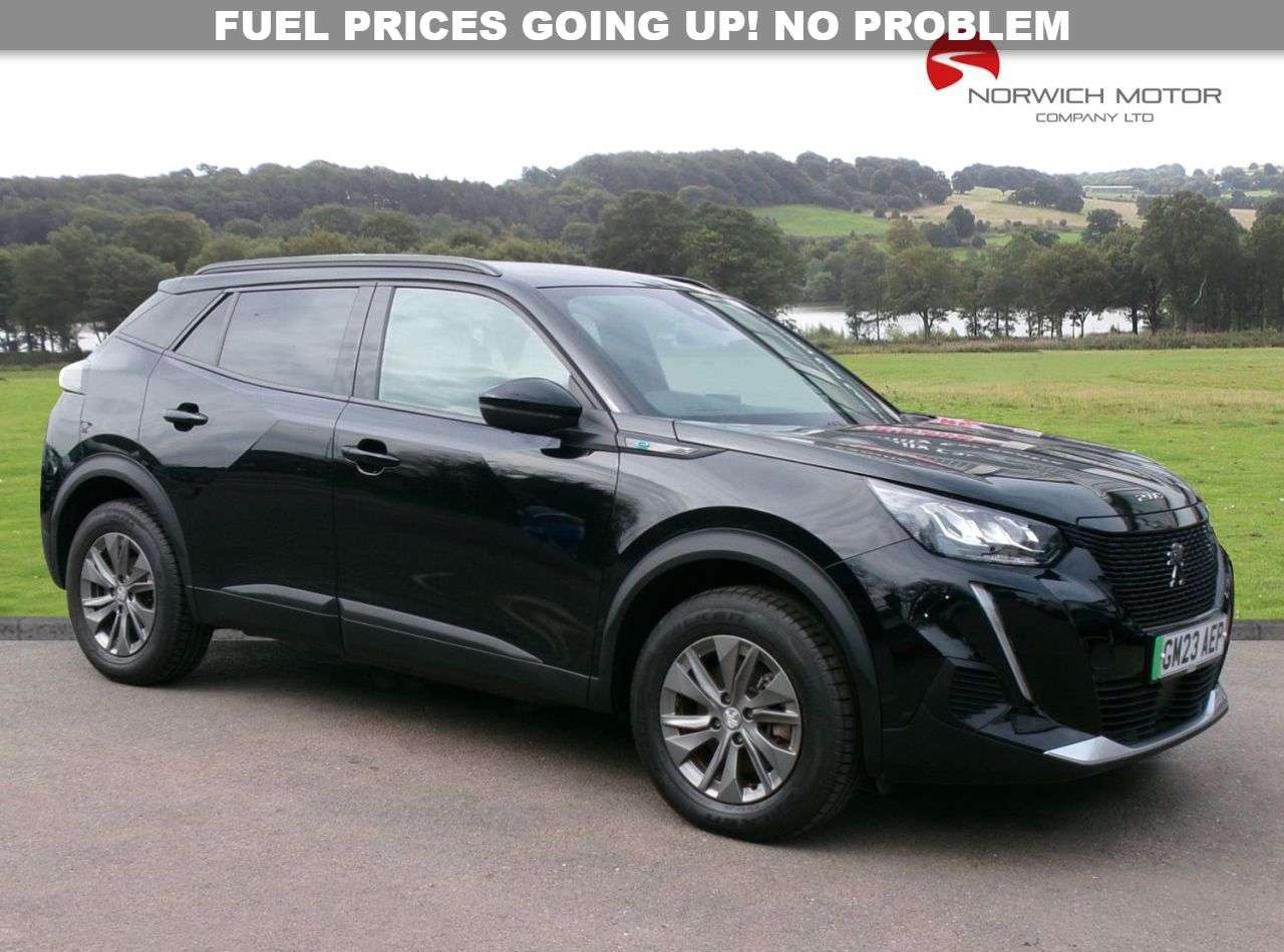 A 2023 PEUGEOT E-2008 50kWh Active Premium + SUV 5dr Electric Auto (7kW Charger) (136 ps) Automat A 2023 PEUGEOT E-2008 50kWh Active Premium + SUV 5dr Electric Auto (7kW Charger) (136 ps) Automat