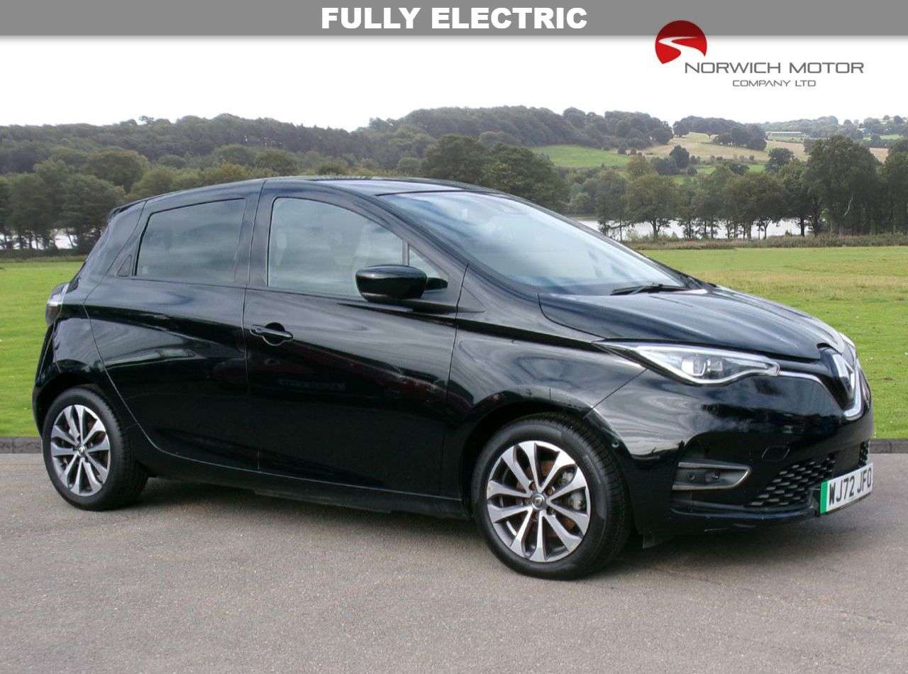 A 2022 RENAULT ZOE R135 EV50 52kWh GT Line + Hatchback 5dr Electric Auto (Rapid Charge) (134 b A 2022 RENAULT ZOE R135 EV50 52kWh GT Line + Hatchback 5dr Electric Auto (Rapid Charge) (134 b