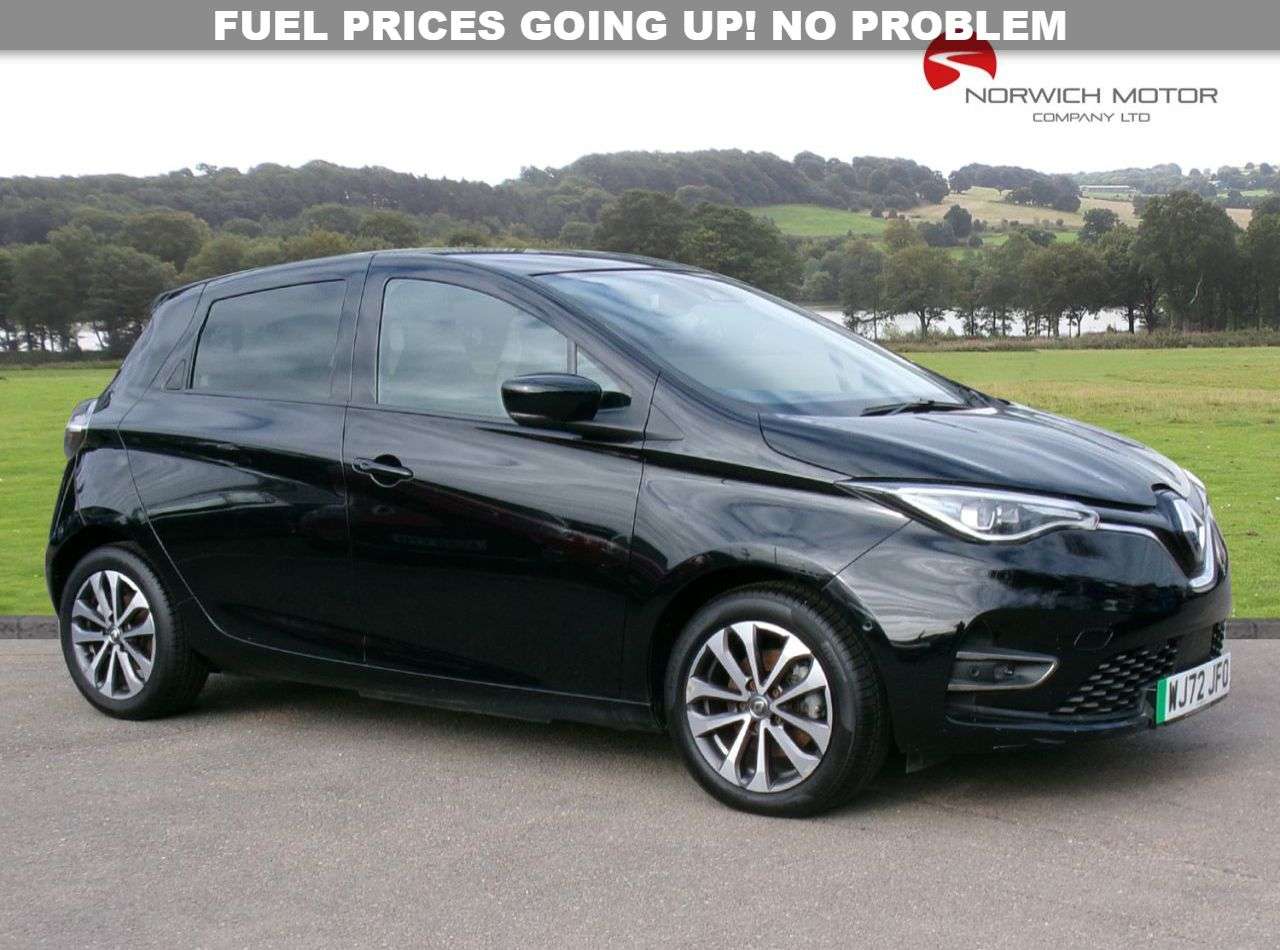 A 2022 RENAULT ZOE R135 EV50 52kWh GT Line + Hatchback 5dr Electric Auto (Rapid Charge) (134 b A 2022 RENAULT ZOE R135 EV50 52kWh GT Line + Hatchback 5dr Electric Auto (Rapid Charge) (134 b