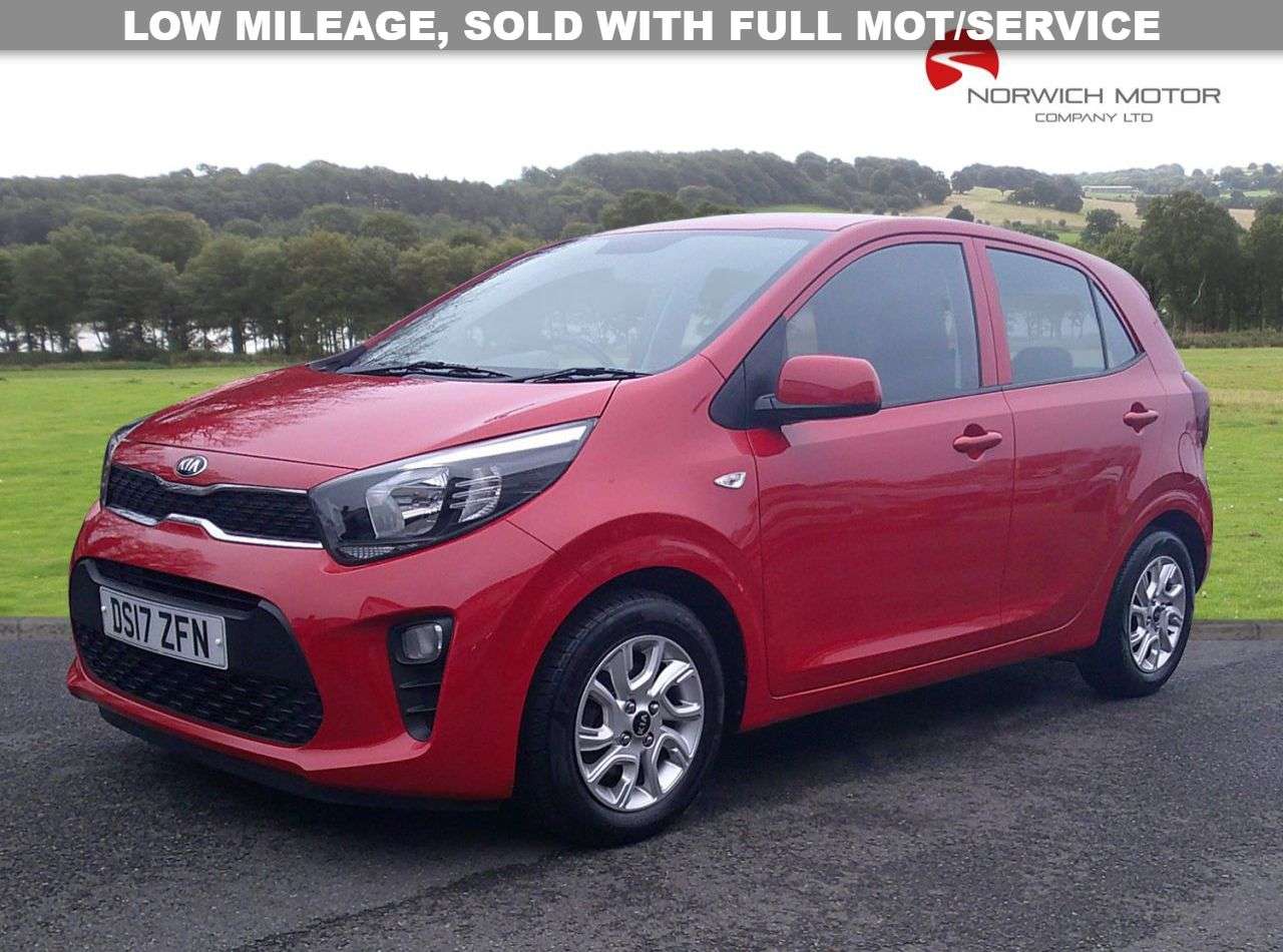 A 2017 KIA PICANTO 1.0 2 Hatchback 5dr Petrol Manual Euro 6 (66 bhp) A 2017 KIA PICANTO 1.0 2 Hatchback 5dr Petrol Manual Euro 6 (66 bhp)