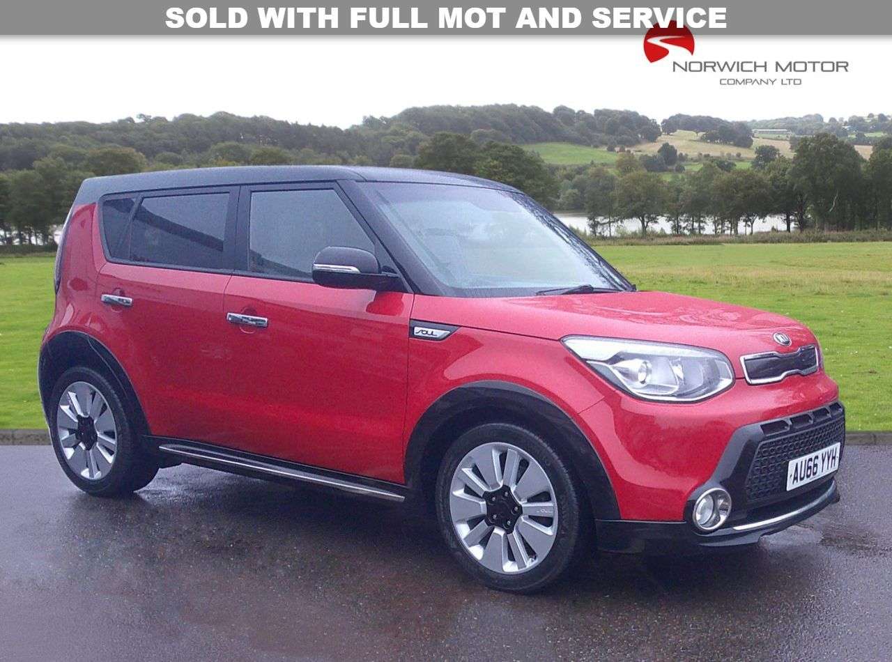 A 2016 KIA SOUL 1.6 CRDi Mixx SUV 5dr Diesel Manual Euro 6 (134 bhp) Service History A 2016 KIA SOUL 1.6 CRDi Mixx SUV 5dr Diesel Manual Euro 6 (134 bhp) Service History