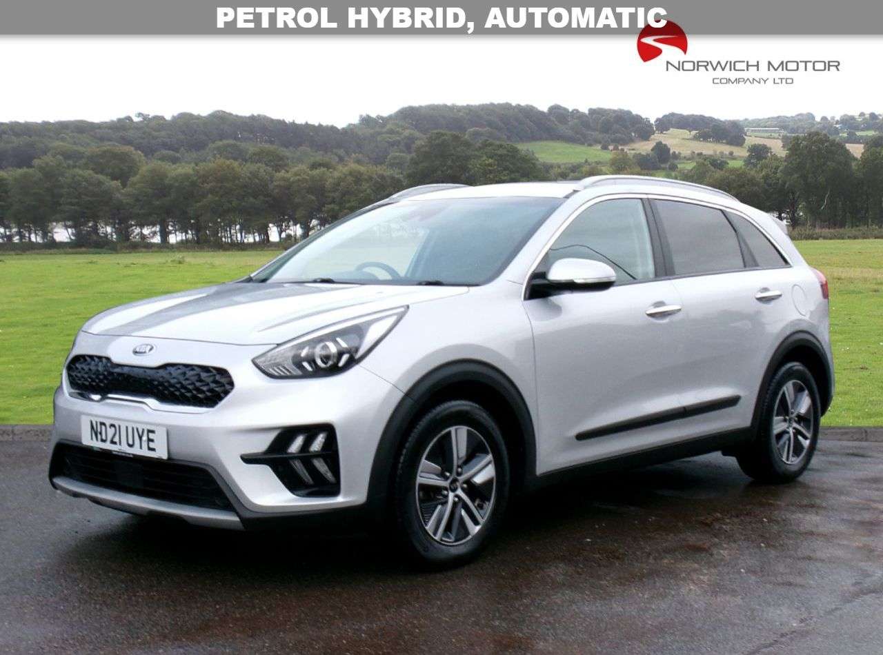 A 2021 KIA NIRO 1.6 GDi 2 SUV 5dr Petrol Hybrid DCT Euro 6 (s/s) (139 bhp) Automatic A 2021 KIA NIRO 1.6 GDi 2 SUV 5dr Petrol Hybrid DCT Euro 6 (s/s) (139 bhp) Automatic
