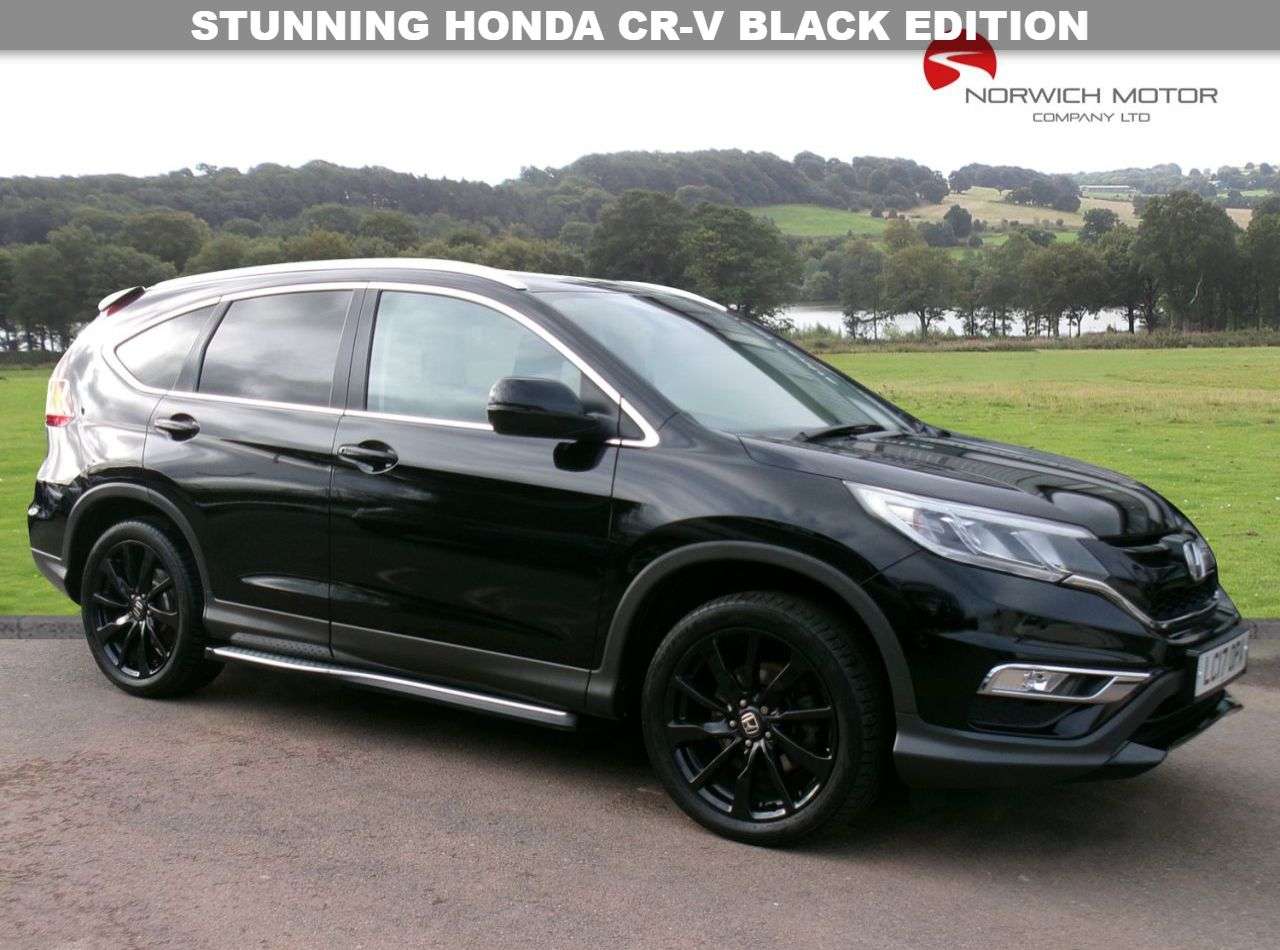 A 2017 HONDA CR-V 1.6 i-DTEC Black Edition SUV 5dr Diesel Auto 4WD Euro 6 (160 ps) Automatic A 2017 HONDA CR-V 1.6 i-DTEC Black Edition SUV 5dr Diesel Auto 4WD Euro 6 (160 ps) Automatic