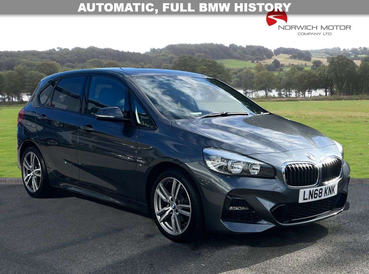A 2018 BMW 2 SERIES ACTIVE TOURER 1.5 218i M Sport MPV 5dr Petrol DCT Euro 6 (s/s) (140 ps) SAT NAV A 2018 BMW 2 SERIES ACTIVE TOURER 1.5 218i M Sport MPV 5dr Petrol DCT Euro 6 (s/s) (140 ps) SAT NAV