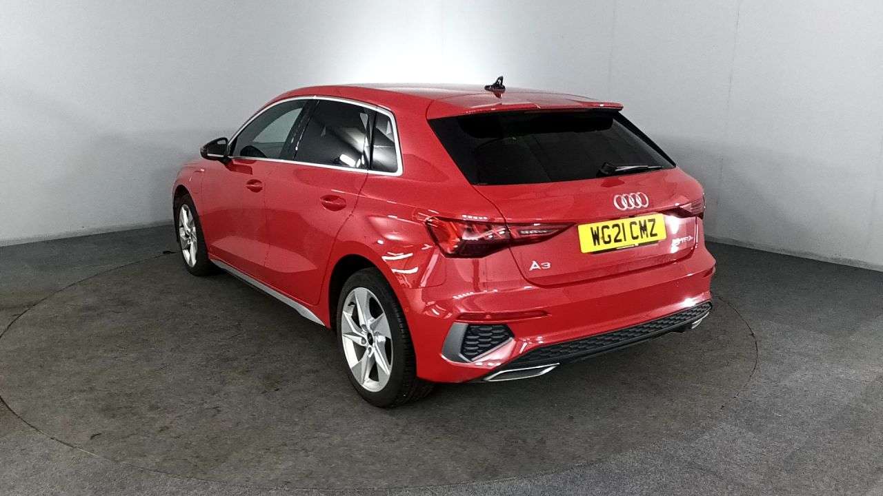 A 2021 AUDI A3 1.4 TFSIe 40 S line Sportback 5dr Petrol Plug-in Hybrid S Tronic Euro 6 (s/ A 2021 AUDI A3 1.4 TFSIe 40 S line Sportback 5dr Petrol Plug-in Hybrid S Tronic Euro 6 (s/