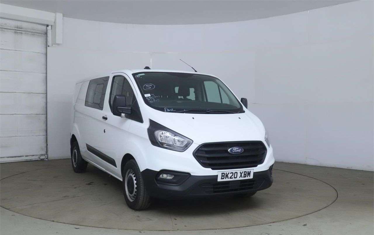 A 2020 FORD TRANSIT CUSTOM 2.0 320 EcoBlue Leader Crew Van Double Cab 5dr Diesel Manual L2 H1 Euro 6 ( A 2020 FORD TRANSIT CUSTOM 2.0 320 EcoBlue Leader Crew Van Double Cab 5dr Diesel Manual L2 H1 Euro 6 (