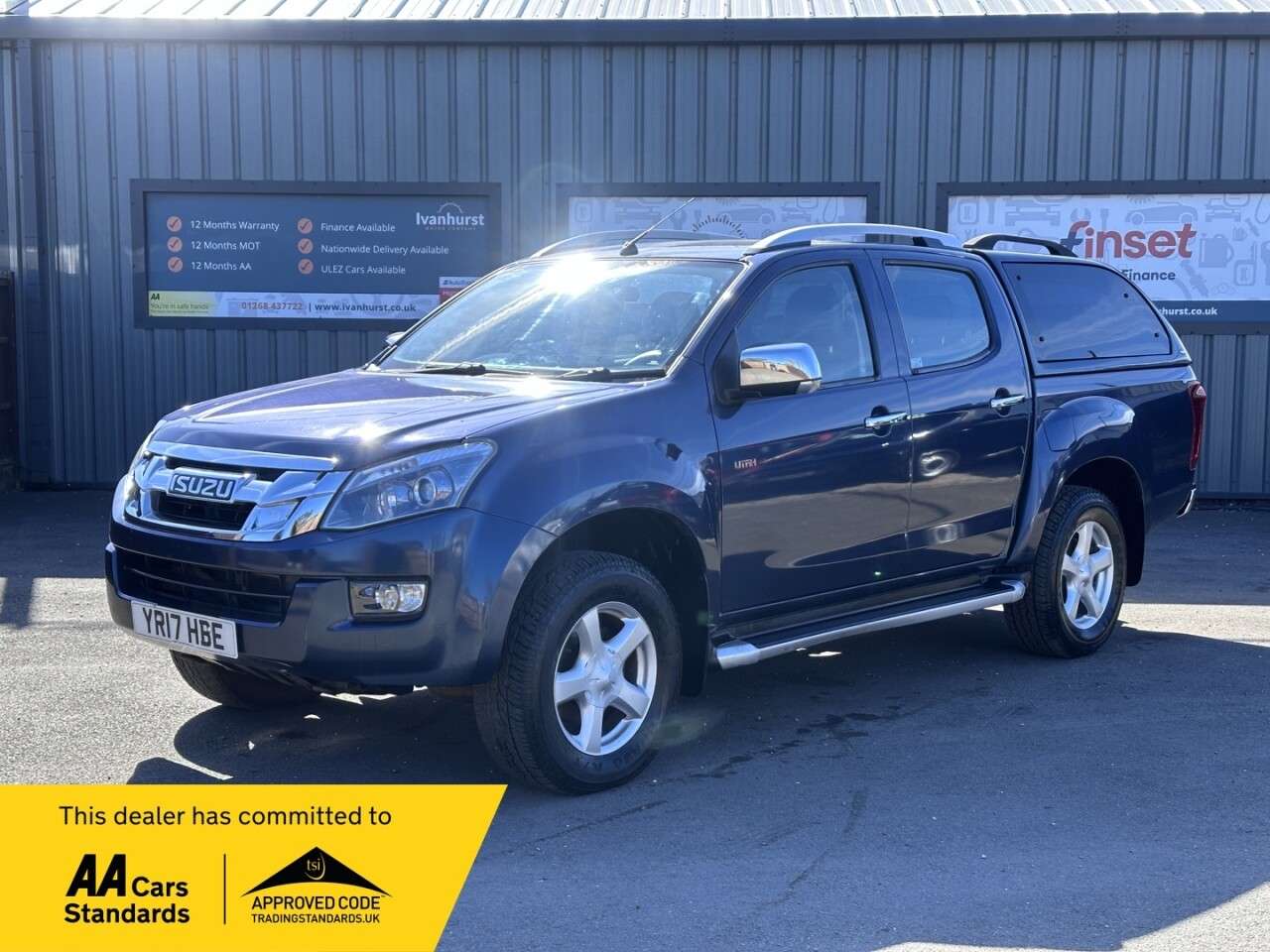 A 2017 ISUZU D-MAX 2.5 TD Utah Vision Pickup 4dr Diesel Manual 4x4 (192 g/km, 161 bhp) A 2017 ISUZU D-MAX 2.5 TD Utah Vision Pickup 4dr Diesel Manual 4x4 (192 g/km, 161 bhp)