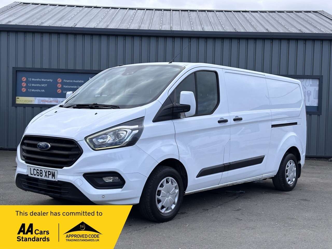 A 2018 FORD TRANSIT CUSTOM 2.0 300 EcoBlue Trend Panel Van 5dr Diesel Manual L2 H1 Euro 6 (105 ps) A 2018 FORD TRANSIT CUSTOM 2.0 300 EcoBlue Trend Panel Van 5dr Diesel Manual L2 H1 Euro 6 (105 ps)