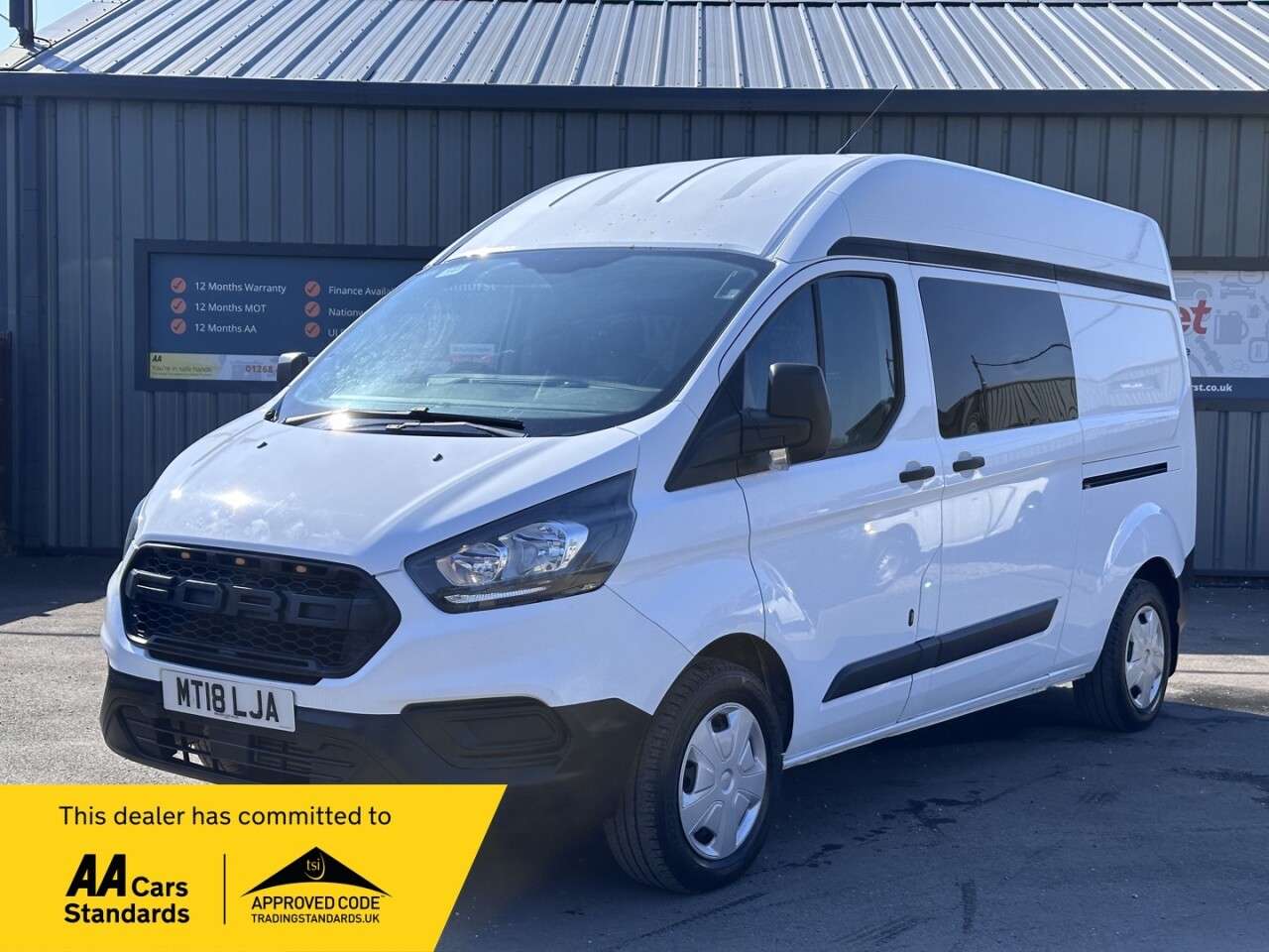 A 2018 FORD TRANSIT CUSTOM 2.0 300 EcoBlue Panel Van 5dr Diesel Manual L2 H2 Euro 6 (105 ps) CAMPER CO A 2018 FORD TRANSIT CUSTOM 2.0 300 EcoBlue Panel Van 5dr Diesel Manual L2 H2 Euro 6 (105 ps) CAMPER CO