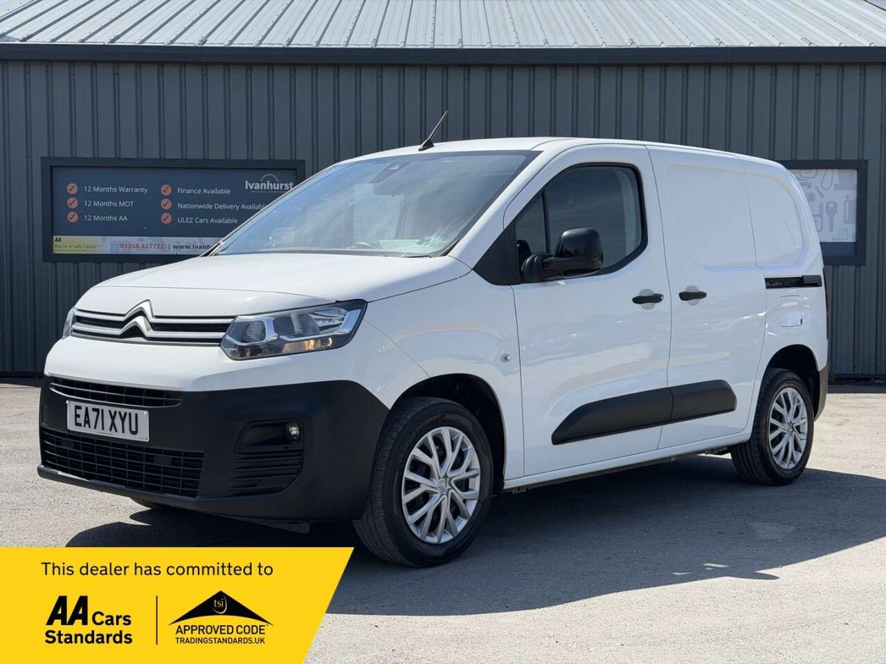 A 2021 CITROEN BERLINGO 1.5 BlueHDi 1000 Enterprise M Pro Panel Van 5dr Diesel EAT8 SWB Euro 6 (s/s A 2021 CITROEN BERLINGO 1.5 BlueHDi 1000 Enterprise M Pro Panel Van 5dr Diesel EAT8 SWB Euro 6 (s/s