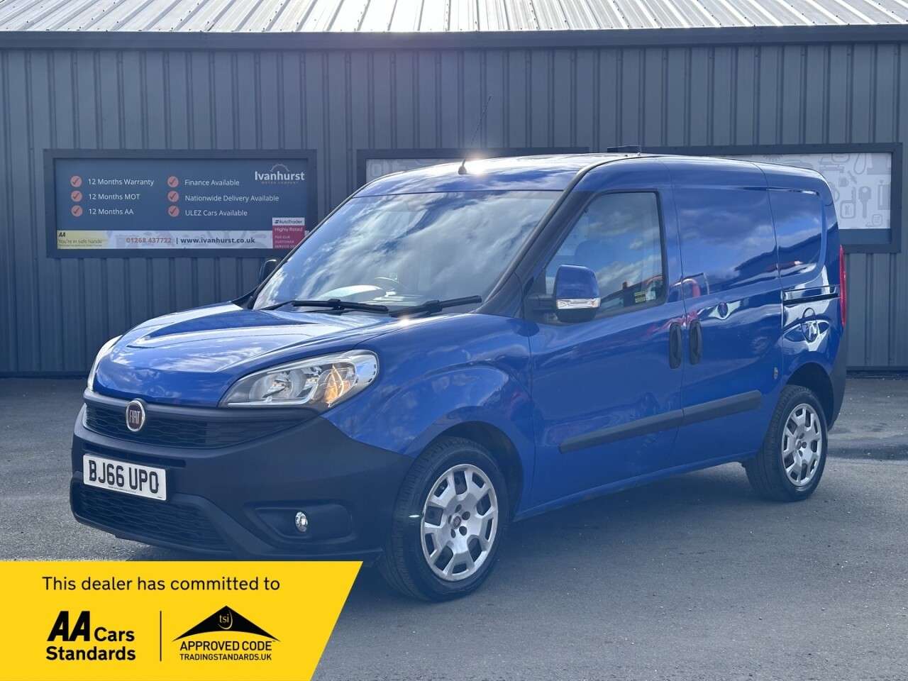 A 2016 FIAT DOBLO 1.3 JTD MultiJetII 16v SX Tecnico Panel Van 4dr Diesel Manual L1 H1 (126 g/ A 2016 FIAT DOBLO 1.3 JTD MultiJetII 16v SX Tecnico Panel Van 4dr Diesel Manual L1 H1 (126 g/