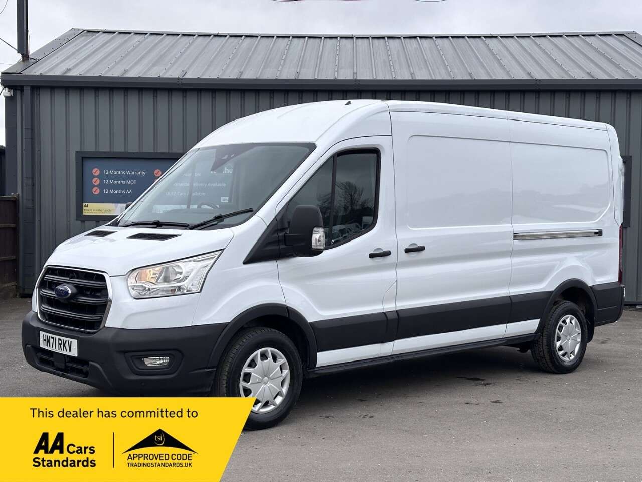 A 2021 FORD TRANSIT 2.0 350 EcoBlue Trend Panel Van 5dr Diesel Manual FWD L3 H2 Euro 6 (s/s) (1 A 2021 FORD TRANSIT 2.0 350 EcoBlue Trend Panel Van 5dr Diesel Manual FWD L3 H2 Euro 6 (s/s) (1