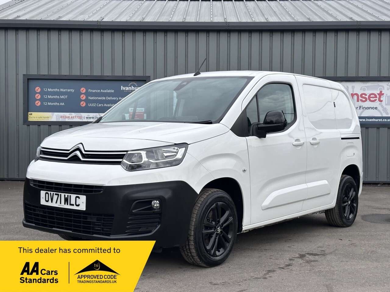 A 2022 CITROEN BERLINGO 1.5 BlueHDi 1000 Driver M Pro Panel Van 5dr Diesel Manual SWB Euro 6 (s/s) A 2022 CITROEN BERLINGO 1.5 BlueHDi 1000 Driver M Pro Panel Van 5dr Diesel Manual SWB Euro 6 (s/s)
