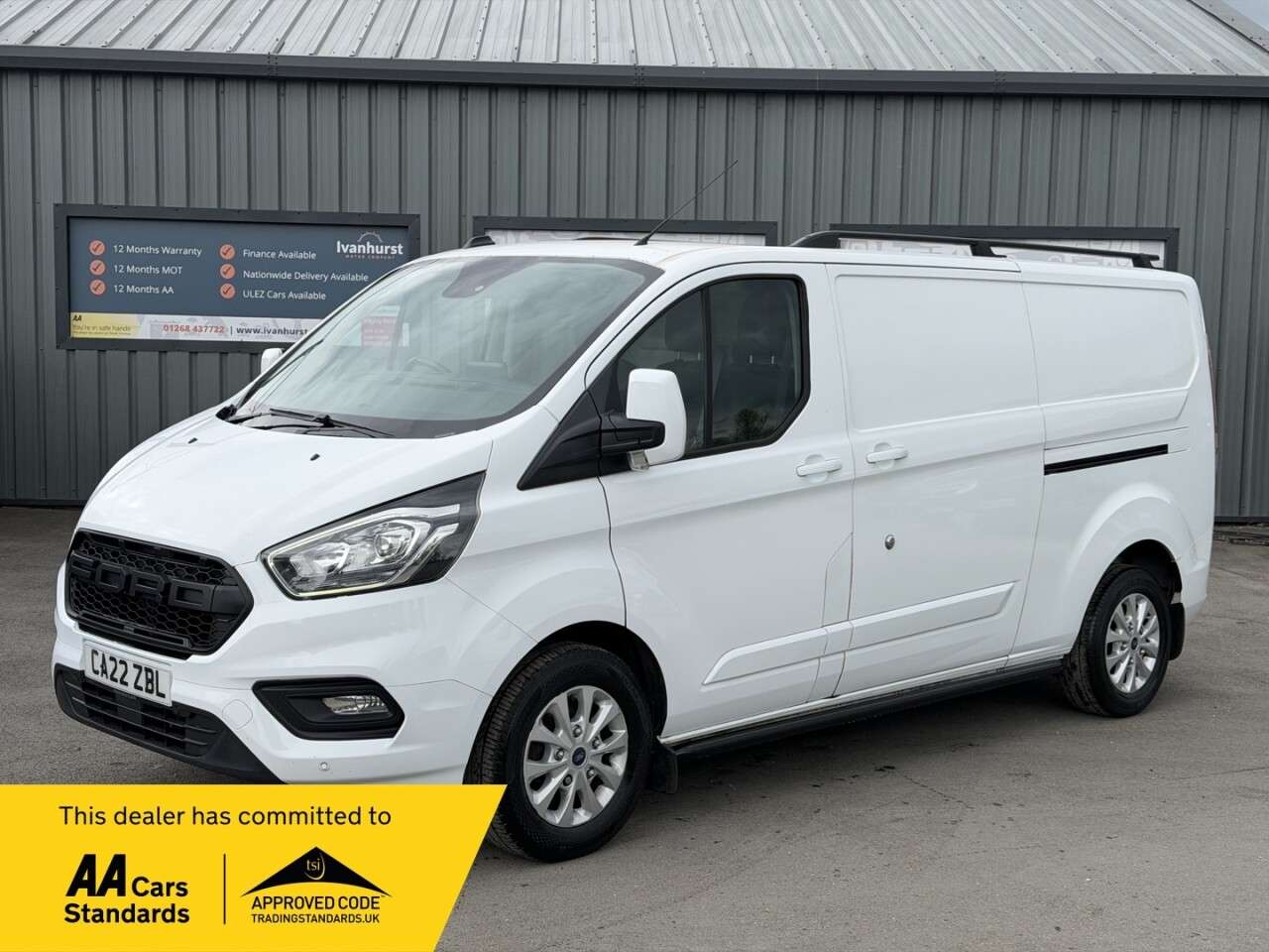 A 2022 FORD TRANSIT CUSTOM 2.0 300 EcoBlue Limited Panel Van 5dr Diesel Manual L2 H1 Euro 6 (s/s) (130 A 2022 FORD TRANSIT CUSTOM 2.0 300 EcoBlue Limited Panel Van 5dr Diesel Manual L2 H1 Euro 6 (s/s) (130