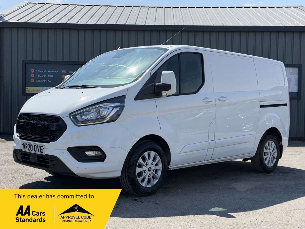 A 2020 FORD TRANSIT CUSTOM 2.0 300 EcoBlue Limited Panel Van 5dr Diesel Manual L1 H1 Euro 6 (s/s) (130 A 2020 FORD TRANSIT CUSTOM 2.0 300 EcoBlue Limited Panel Van 5dr Diesel Manual L1 H1 Euro 6 (s/s) (130