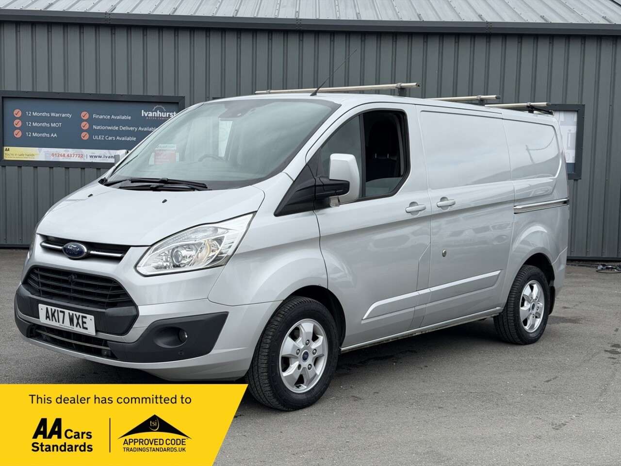 A 2017 FORD TRANSIT CUSTOM 2.0 TDCi 270 Limited Panel Van 5dr Diesel Manual L1 H1 (157 g/km, 128 bhp) A 2017 FORD TRANSIT CUSTOM 2.0 TDCi 270 Limited Panel Van 5dr Diesel Manual L1 H1 (157 g/km, 128 bhp)