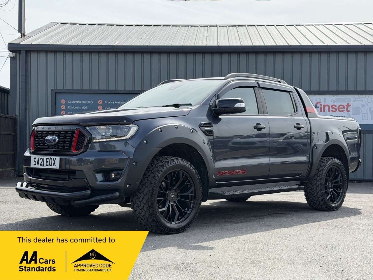 A 2021 FORD RANGER 2.0 EcoBlue Thunder Pickup Double Cab 4dr Diesel Auto 4WD Euro 6 (s/s) (213 A 2021 FORD RANGER 2.0 EcoBlue Thunder Pickup Double Cab 4dr Diesel Auto 4WD Euro 6 (s/s) (213