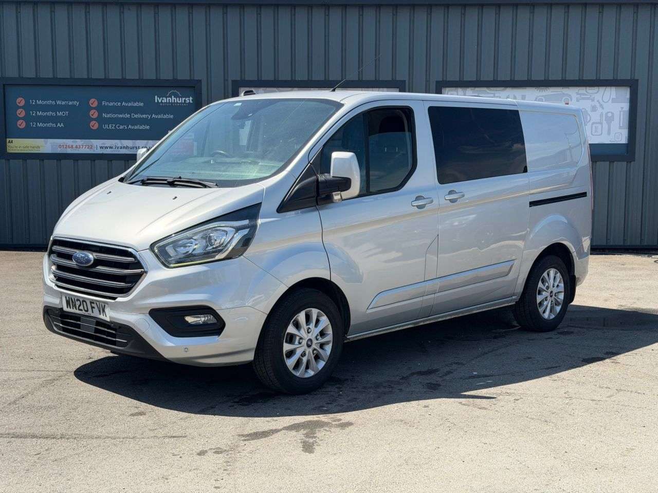 A 2020 FORD TRANSIT CUSTOM 2.0 300 EcoBlue Limited Panel Van 5dr Diesel Manual L1 H1 Euro 6 (s/s) (130 A 2020 FORD TRANSIT CUSTOM 2.0 300 EcoBlue Limited Panel Van 5dr Diesel Manual L1 H1 Euro 6 (s/s) (130