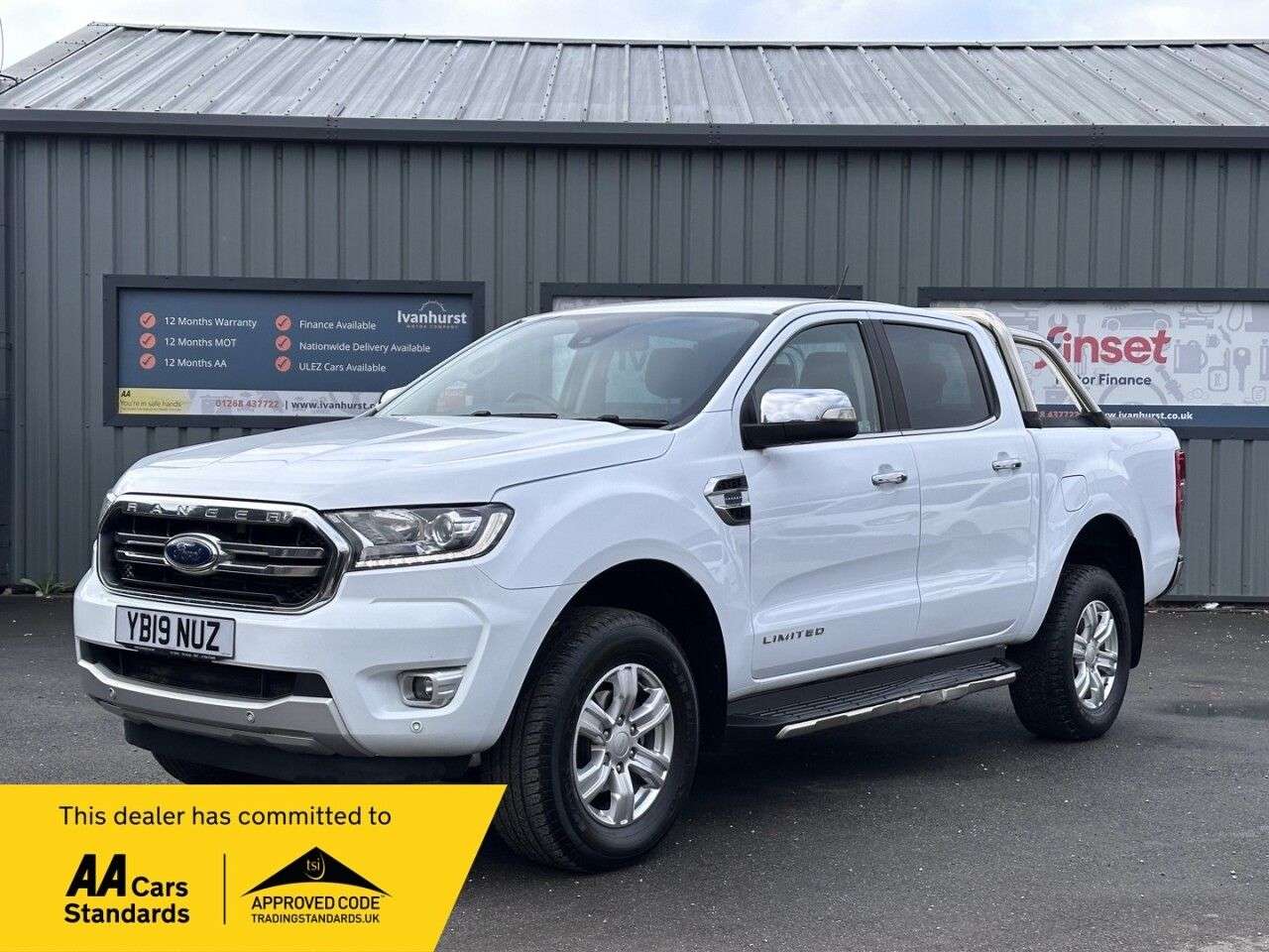 A 2019 FORD RANGER 2.0 EcoBlue Limited Pickup Double Cab 4dr Diesel Manual 4WD Euro 6 (s/s) (1 A 2019 FORD RANGER 2.0 EcoBlue Limited Pickup Double Cab 4dr Diesel Manual 4WD Euro 6 (s/s) (1