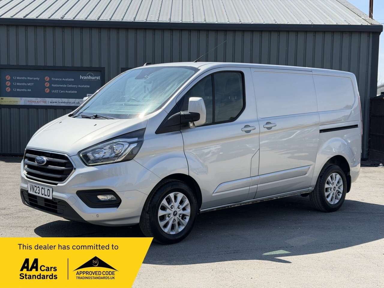 A 2023 FORD TRANSIT CUSTOM 2.0 280 EcoBlue Limited Panel Van 5dr Diesel Manual L1 H1 Euro 6 (s/s) (130 A 2023 FORD TRANSIT CUSTOM 2.0 280 EcoBlue Limited Panel Van 5dr Diesel Manual L1 H1 Euro 6 (s/s) (130