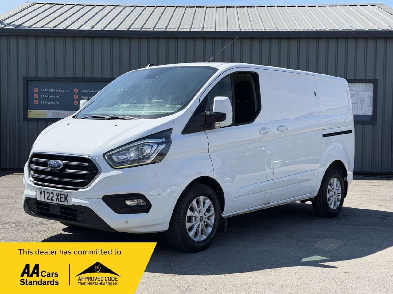 A 2022 FORD TRANSIT CUSTOM 2.0 280 EcoBlue Limited Panel Van 5dr Diesel Manual L1 H1 Euro 6 (s/s) (130 A 2022 FORD TRANSIT CUSTOM 2.0 280 EcoBlue Limited Panel Van 5dr Diesel Manual L1 H1 Euro 6 (s/s) (130