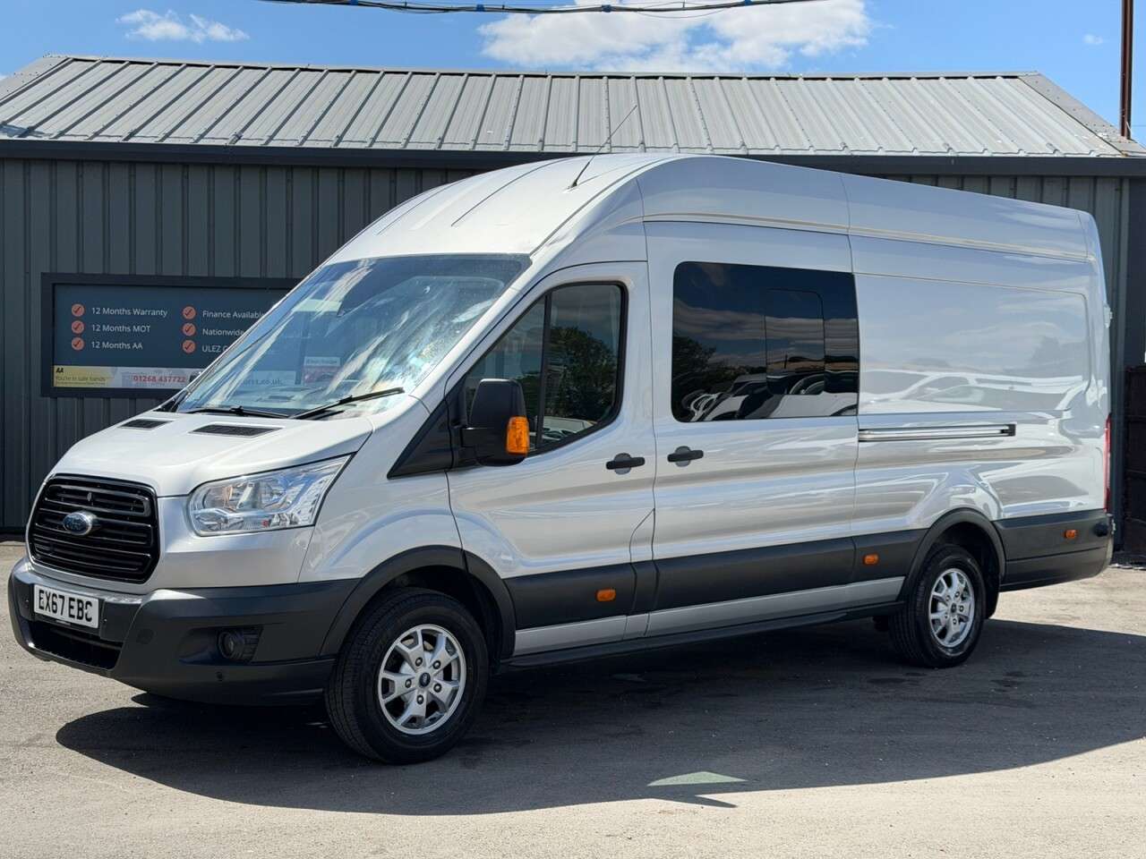 A 2017 FORD TRANSIT 2.0 350 EcoBlue Crew Van Double Cab 6dr Diesel Manual RWD L4 H3 Euro 6 (130 A 2017 FORD TRANSIT 2.0 350 EcoBlue Crew Van Double Cab 6dr Diesel Manual RWD L4 H3 Euro 6 (130