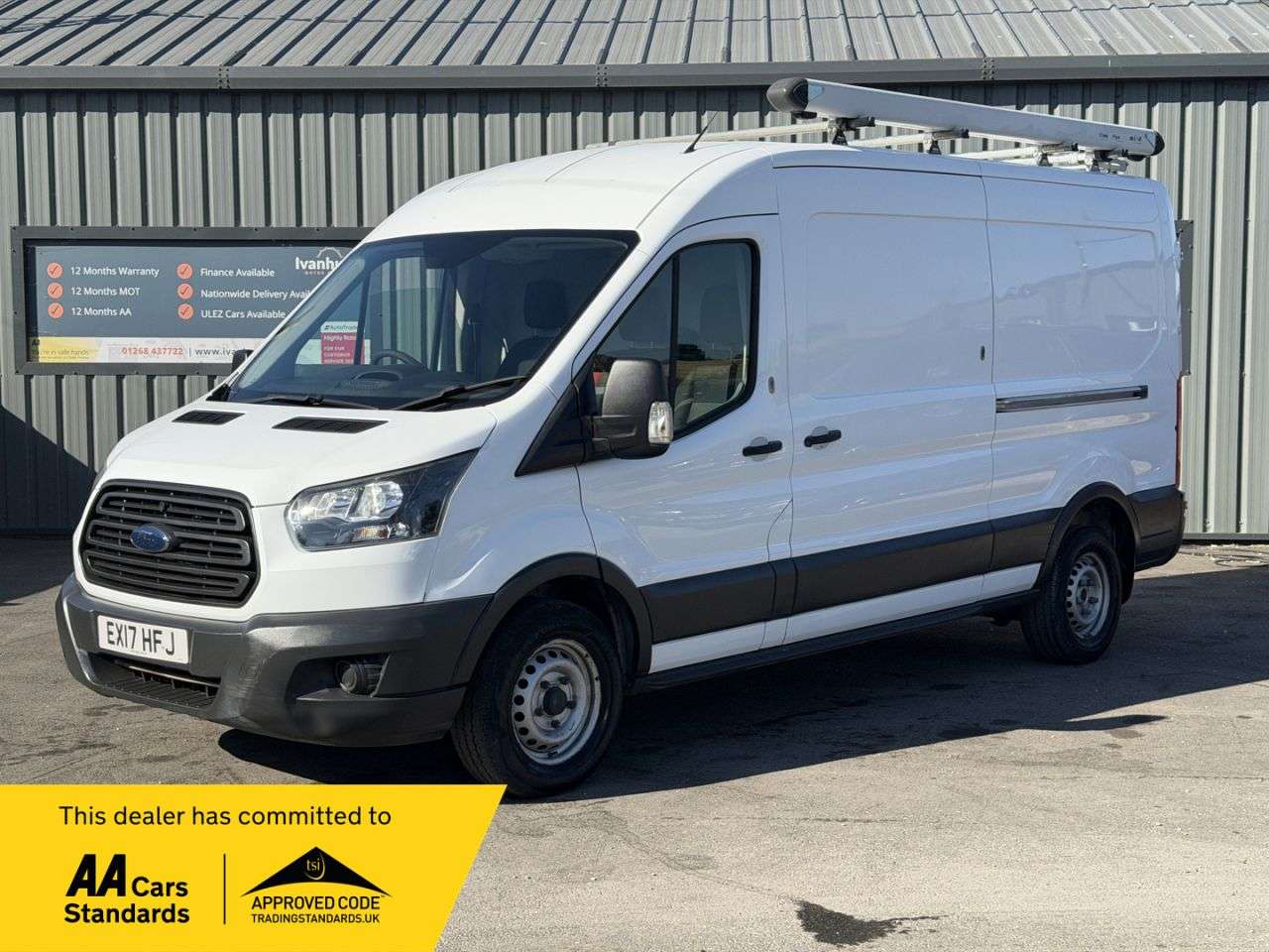 A 2017 FORD TRANSIT 2.0 350 EcoBlue Panel Van 5dr Diesel Manual FWD L3 H2 Euro 6 (130 ps) A 2017 FORD TRANSIT 2.0 350 EcoBlue Panel Van 5dr Diesel Manual FWD L3 H2 Euro 6 (130 ps)