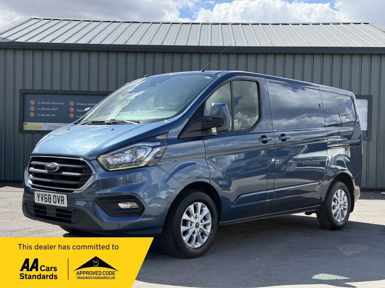 A 2019 FORD TRANSIT CUSTOM 2.0 280 EcoBlue Limited Panel Van 5dr Diesel Manual L1 H1 Euro 6 (130 ps) A 2019 FORD TRANSIT CUSTOM 2.0 280 EcoBlue Limited Panel Van 5dr Diesel Manual L1 H1 Euro 6 (130 ps)