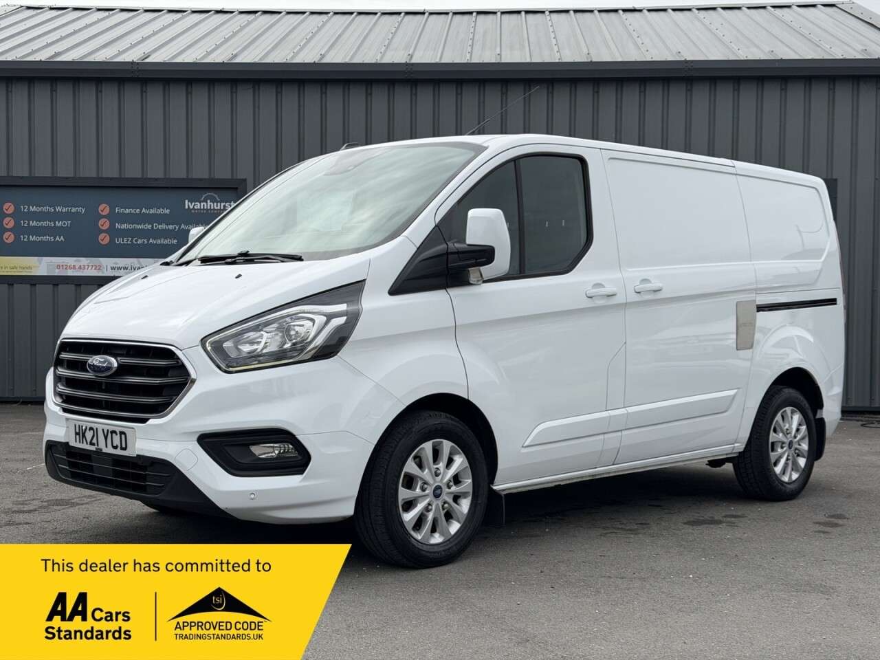 A 2021 FORD TRANSIT CUSTOM 2.0 300 EcoBlue Limited Panel Van 5dr Diesel Auto L1 H1 Euro 6 (s/s) (170 p A 2021 FORD TRANSIT CUSTOM 2.0 300 EcoBlue Limited Panel Van 5dr Diesel Auto L1 H1 Euro 6 (s/s) (170 p