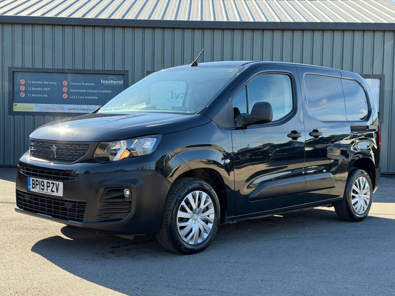 A 2019 PEUGEOT PARTNER 1.6 BlueHDi 1000 Professional Standard Panel Van 5dr Diesel Manual SWB Euro A 2019 PEUGEOT PARTNER 1.6 BlueHDi 1000 Professional Standard Panel Van 5dr Diesel Manual SWB Euro
