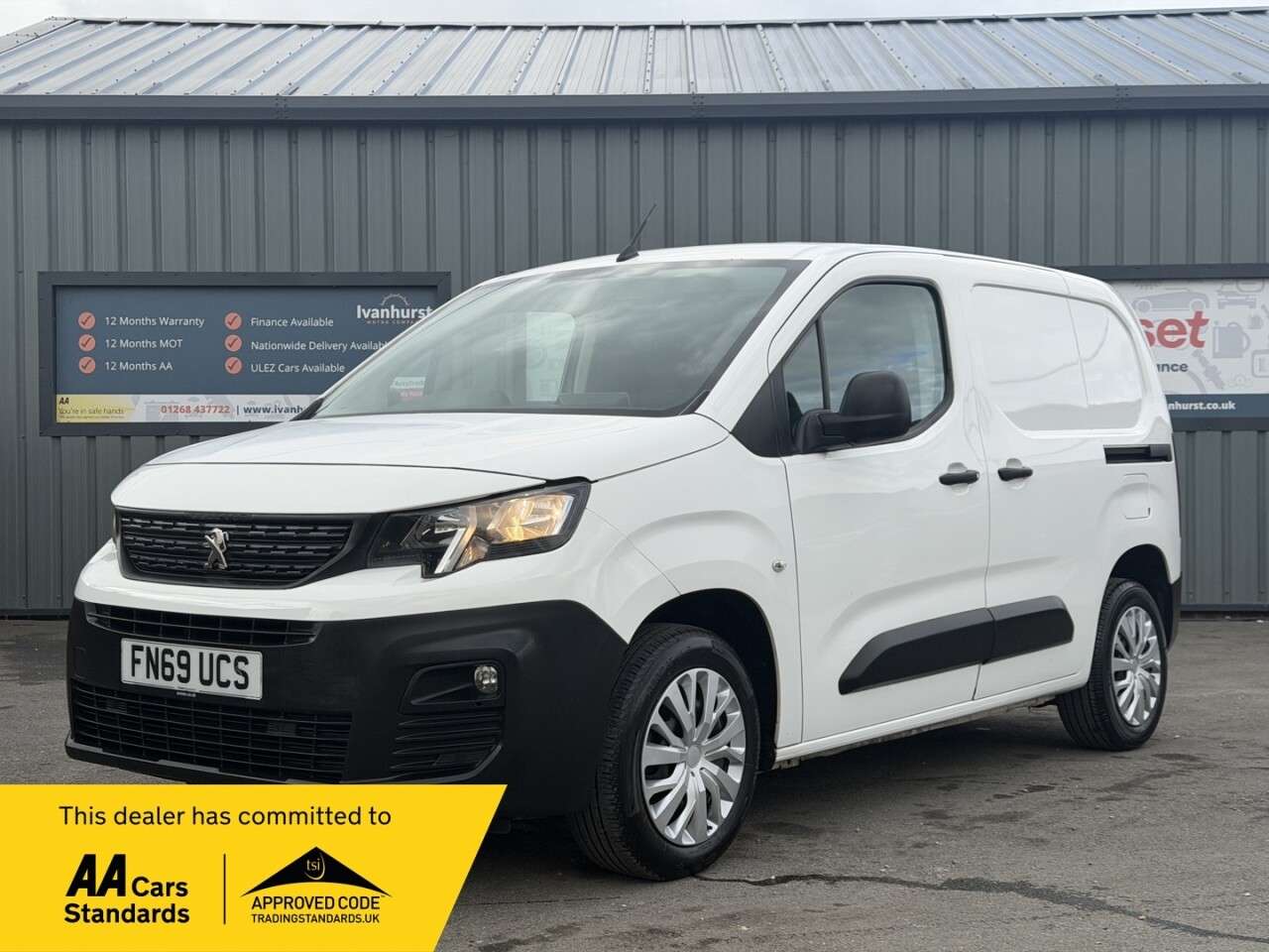 A 2019 PEUGEOT PARTNER 1.5 BlueHDi 1000 Professional Standard Panel Van 5dr Diesel Manual SWB Euro A 2019 PEUGEOT PARTNER 1.5 BlueHDi 1000 Professional Standard Panel Van 5dr Diesel Manual SWB Euro