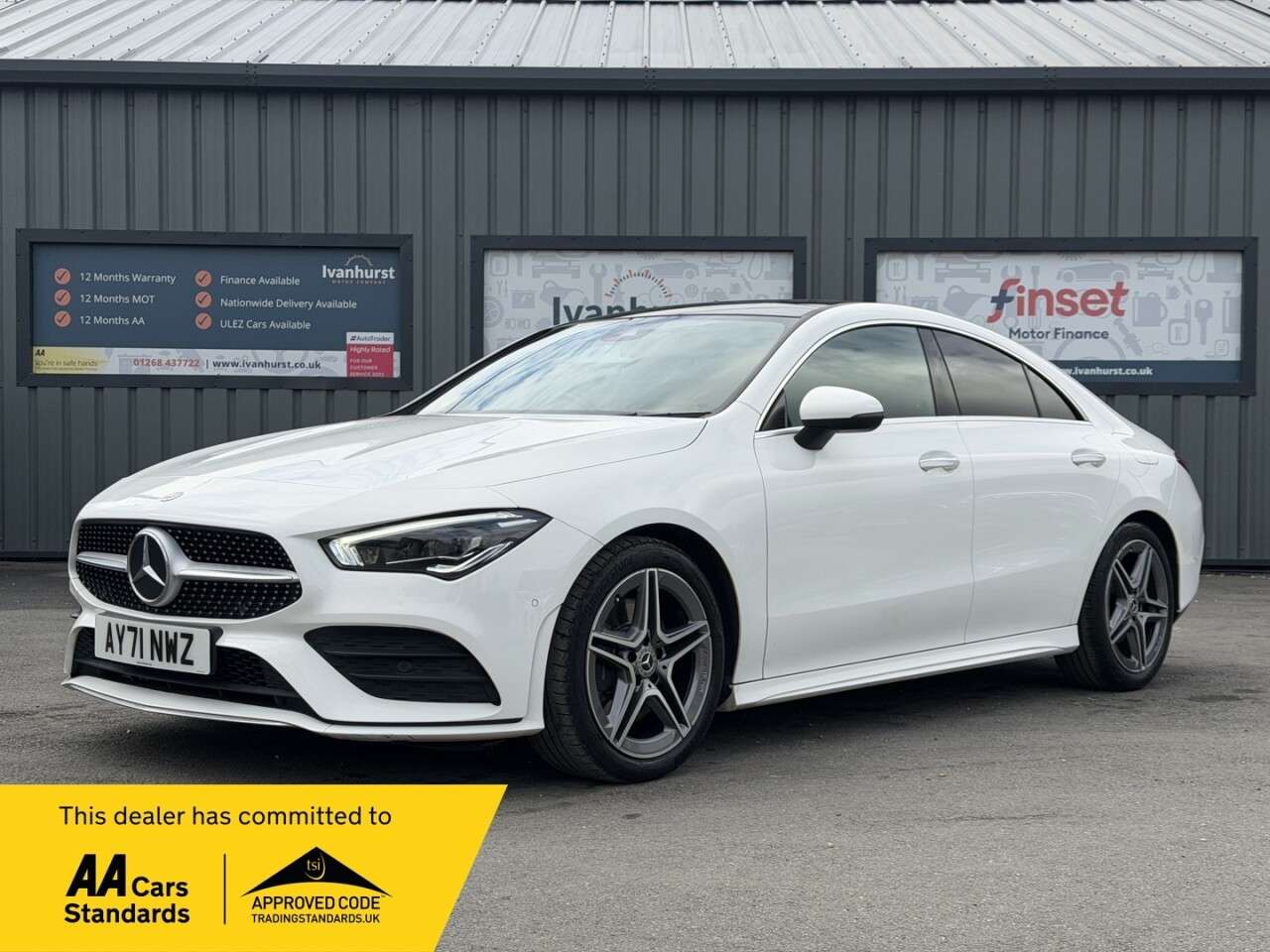 A 2021 MERCEDES-BENZ CLA 1.3 CLA200 AMG Line (Premium Plus 2) Coupe 4dr Petrol 7G-DCT Euro 6 (s/s) ( A 2021 MERCEDES-BENZ CLA 1.3 CLA200 AMG Line (Premium Plus 2) Coupe 4dr Petrol 7G-DCT Euro 6 (s/s) (