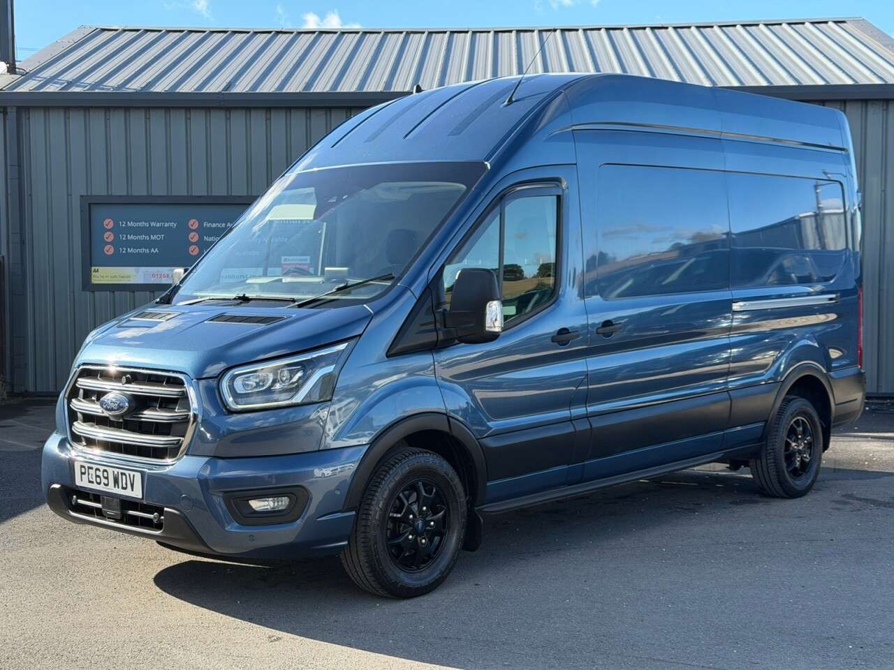 A 2019 FORD TRANSIT 2.0 350 EcoBlue Limited Panel Van 5dr Diesel Auto FWD L3 H3 Euro 6 (s/s) (1 A 2019 FORD TRANSIT 2.0 350 EcoBlue Limited Panel Van 5dr Diesel Auto FWD L3 H3 Euro 6 (s/s) (1