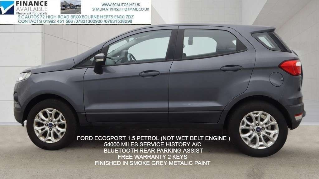 A 2015 FORD ECOSPORT 1.5 Zetec SUV 5dr Petrol Manual 2WD Euro 5 (112 ps) A 2015 FORD ECOSPORT 1.5 Zetec SUV 5dr Petrol Manual 2WD Euro 5 (112 ps)