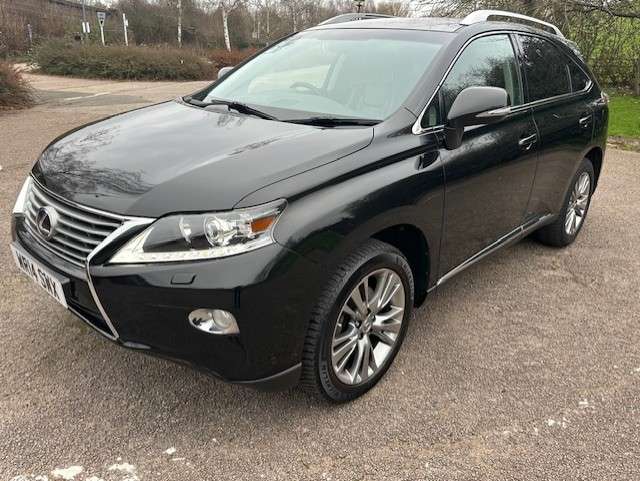 A 2014 LEXUS RX 3.5 450h V6 Luxury SUV 5dr Petrol Hybrid CVT 4WD Euro 5 (s/s) (299 ps) A 2014 LEXUS RX 3.5 450h V6 Luxury SUV 5dr Petrol Hybrid CVT 4WD Euro 5 (s/s) (299 ps)