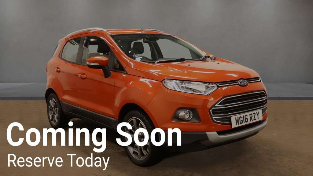 A 2016 FORD ECOSPORT 1.5 Titanium SUV 5dr Petrol Powershift 2WD Euro 5 (112 ps) A 2016 FORD ECOSPORT 1.5 Titanium SUV 5dr Petrol Powershift 2WD Euro 5 (112 ps)