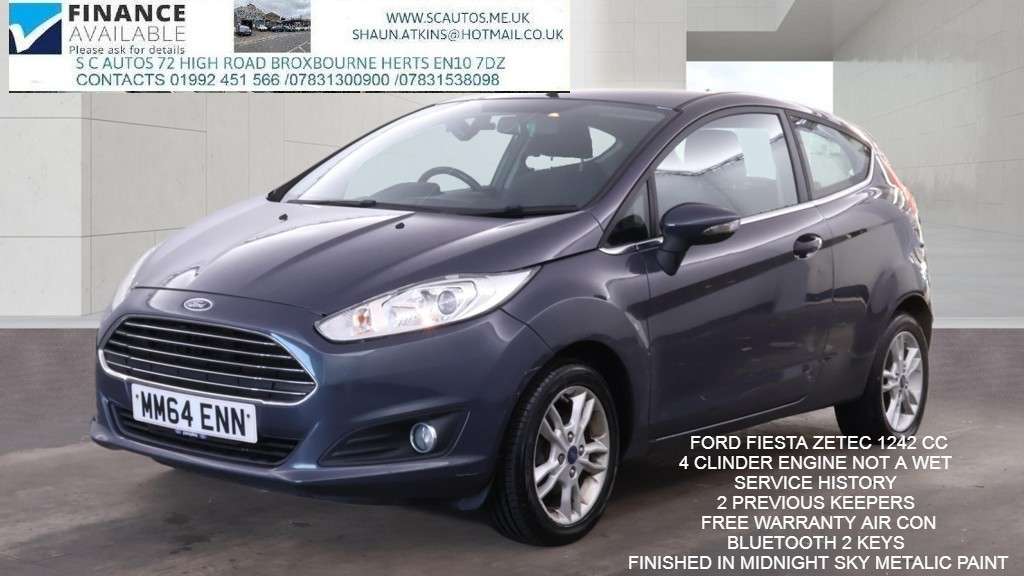 A 2014 FORD FIESTA 1.25 Zetec Hatchback 3dr Petrol Manual Euro 5 (82 ps) A 2014 FORD FIESTA 1.25 Zetec Hatchback 3dr Petrol Manual Euro 5 (82 ps)