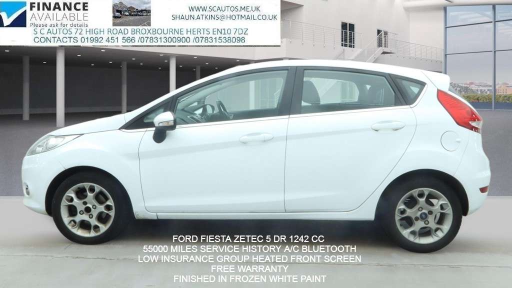 A 2012 FORD FIESTA 1.25 Zetec Hatchback 5dr Petrol Manual (129 g/km, 81 bhp) A 2012 FORD FIESTA 1.25 Zetec Hatchback 5dr Petrol Manual (129 g/km, 81 bhp)