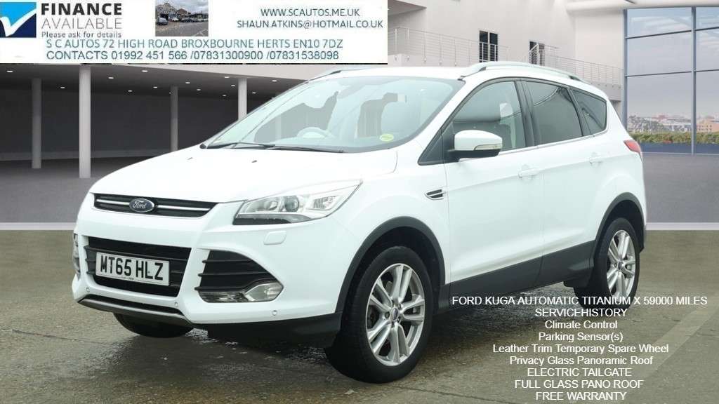 A 2015 FORD KUGA 1.5T EcoBoost Titanium X SUV 5dr Petrol Auto AWD Euro 6 (s/s) (182 ps) A 2015 FORD KUGA 1.5T EcoBoost Titanium X SUV 5dr Petrol Auto AWD Euro 6 (s/s) (182 ps)