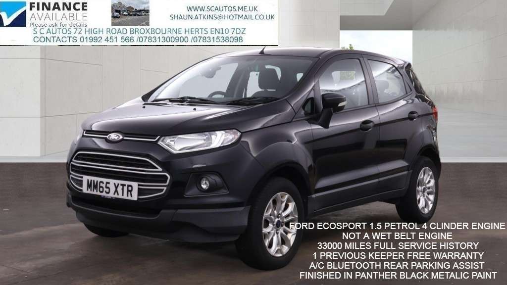 A 2015 FORD ECOSPORT 1.5 Zetec SUV 5dr Petrol Manual 2WD Euro 5 (112 ps) A 2015 FORD ECOSPORT 1.5 Zetec SUV 5dr Petrol Manual 2WD Euro 5 (112 ps)