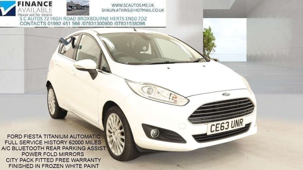 A 2013 FORD FIESTA 1.6 Titanium Hatchback 5dr Petrol Powershift Euro 5 (105 ps) A 2013 FORD FIESTA 1.6 Titanium Hatchback 5dr Petrol Powershift Euro 5 (105 ps)