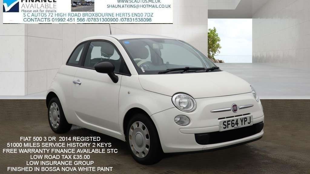 A 2014 FIAT 500 1.2 Pop Hatchback 3dr Petrol Manual Euro 6 (s/s) (69 bhp) A 2014 FIAT 500 1.2 Pop Hatchback 3dr Petrol Manual Euro 6 (s/s) (69 bhp)