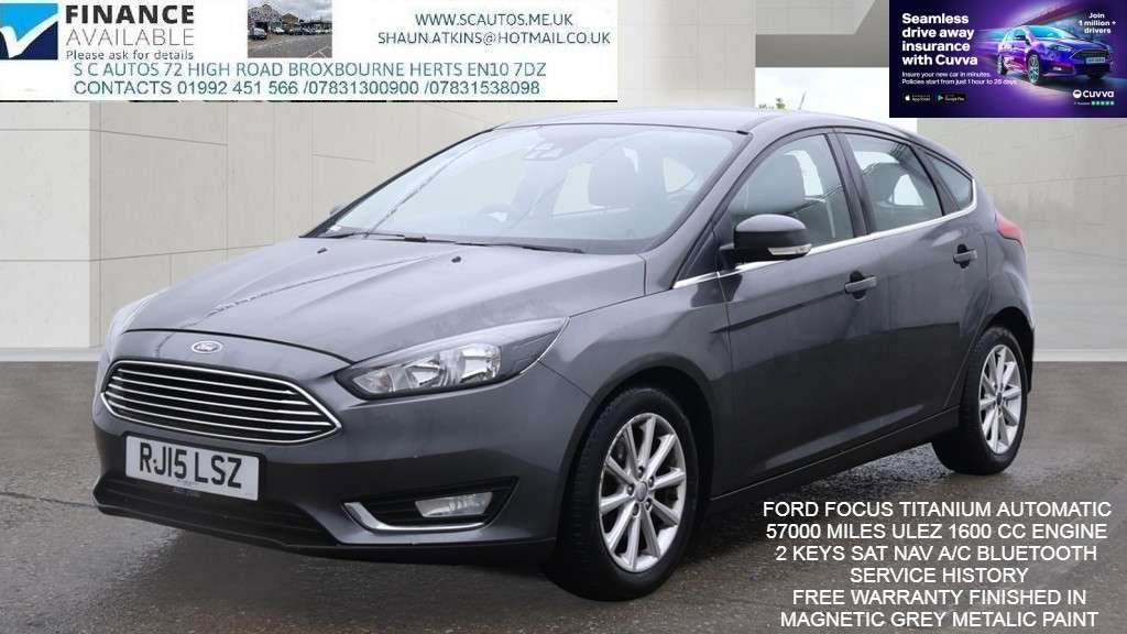 A 2015 FORD FOCUS 1.6 Titanium Hatchback 5dr Petrol Powershift Euro 6 (125 ps) A 2015 FORD FOCUS 1.6 Titanium Hatchback 5dr Petrol Powershift Euro 6 (125 ps)