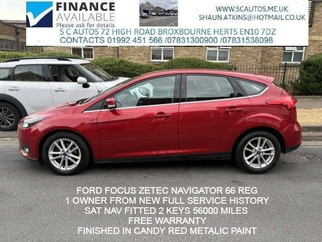 A 2016 FORD FOCUS 1.0T EcoBoost Zetec Hatchback 5dr Petrol Manual Euro 6 (s/s) (125 ps) A 2016 FORD FOCUS 1.0T EcoBoost Zetec Hatchback 5dr Petrol Manual Euro 6 (s/s) (125 ps)