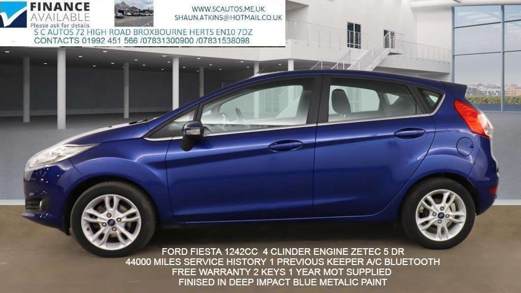A 2015 FORD FIESTA 1.25 Zetec Hatchback 5dr Petrol Manual Euro 6 (82 ps) A 2015 FORD FIESTA 1.25 Zetec Hatchback 5dr Petrol Manual Euro 6 (82 ps)
