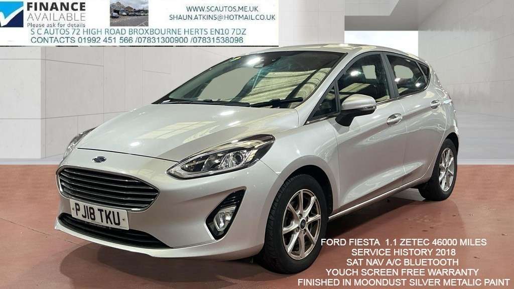 A 2018 FORD FIESTA 1.1 Ti-VCT Zetec Hatchback 5dr Petrol Manual Euro 6 (s/s) (85 ps) A 2018 FORD FIESTA 1.1 Ti-VCT Zetec Hatchback 5dr Petrol Manual Euro 6 (s/s) (85 ps)