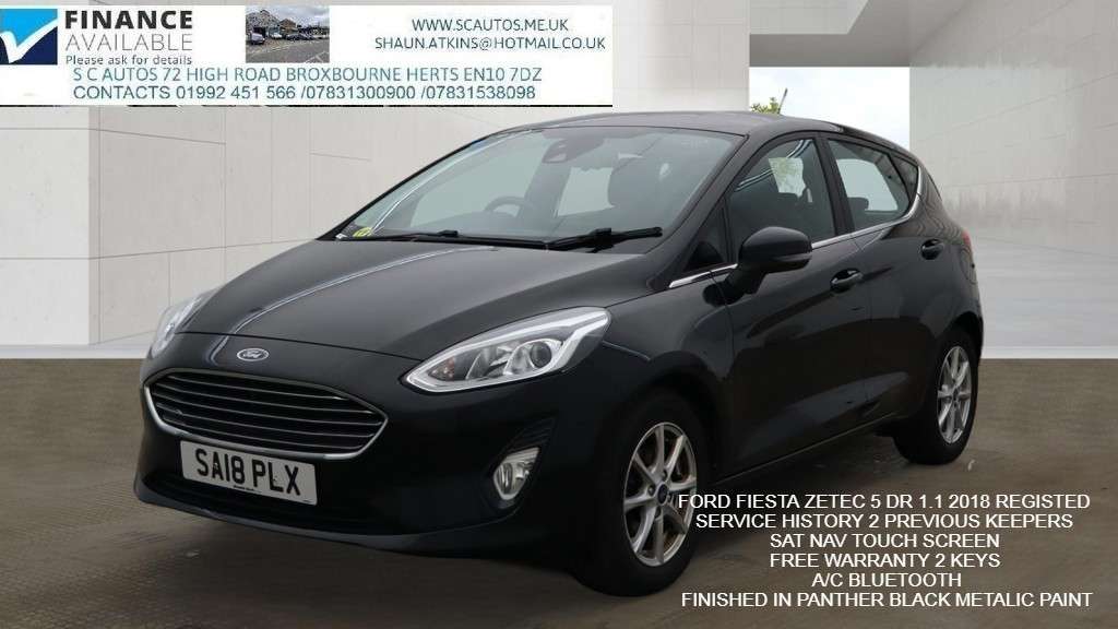 A 2018 FORD FIESTA 1.1 Ti-VCT Zetec Hatchback 5dr Petrol Manual Euro 6 (s/s) (85 ps) A 2018 FORD FIESTA 1.1 Ti-VCT Zetec Hatchback 5dr Petrol Manual Euro 6 (s/s) (85 ps)