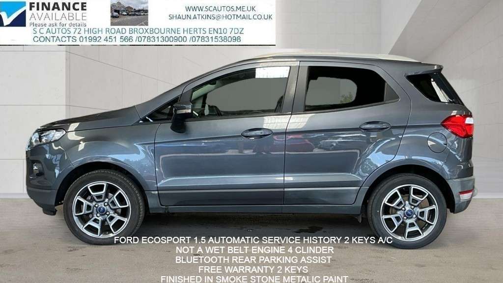 A 2015 FORD ECOSPORT 1.5 Titanium SUV 5dr Petrol Powershift 2WD Euro 5 (112 ps) A 2015 FORD ECOSPORT 1.5 Titanium SUV 5dr Petrol Powershift 2WD Euro 5 (112 ps)