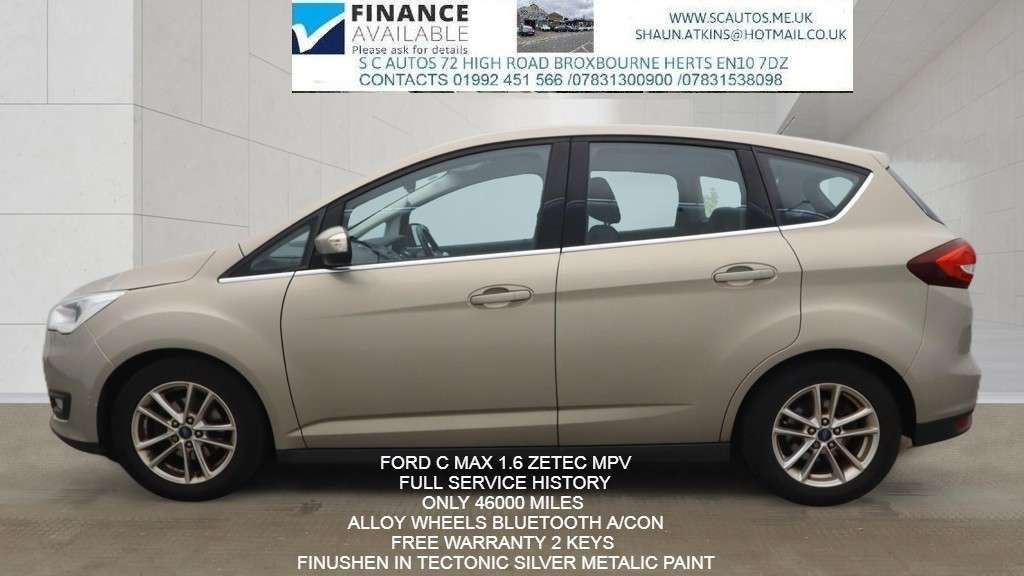 A 2016 FORD C-MAX 1.6 Ti-VCT Zetec MPV 5dr Petrol Manual Euro 6 (125 ps) A 2016 FORD C-MAX 1.6 Ti-VCT Zetec MPV 5dr Petrol Manual Euro 6 (125 ps)