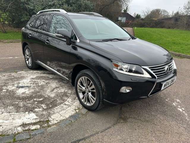A 2014 LEXUS RX 3.5 450h V6 Luxury SUV 5dr Petrol Hybrid CVT 4WD Euro 5 (s/s) (299 ps) A 2014 LEXUS RX 3.5 450h V6 Luxury SUV 5dr Petrol Hybrid CVT 4WD Euro 5 (s/s) (299 ps)